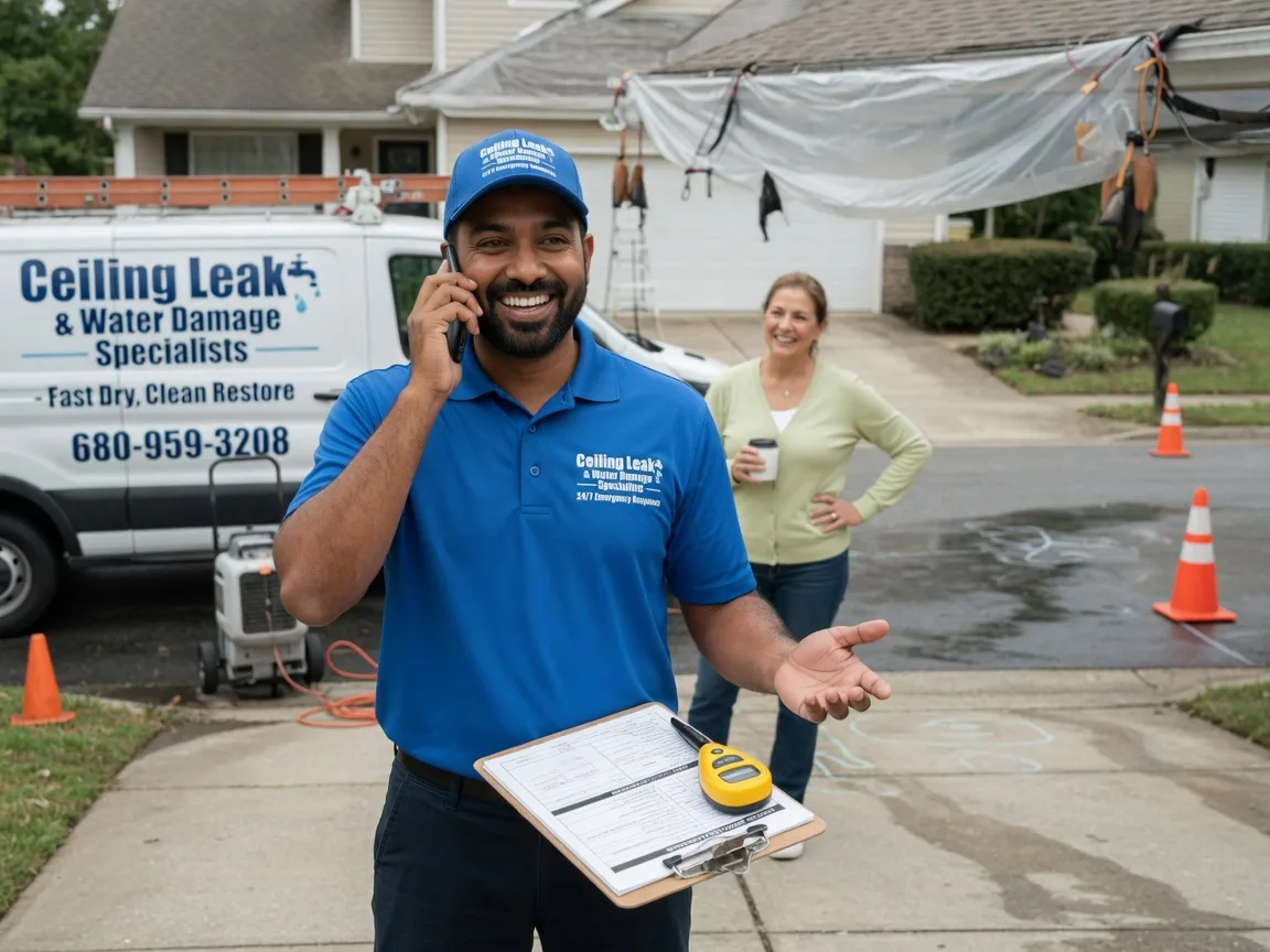 Ceiling Leak Cleanup Anacoco, LA FAQs